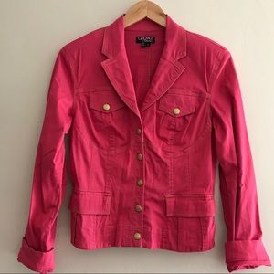 VINTAGE CORAL XOXO BLAZER